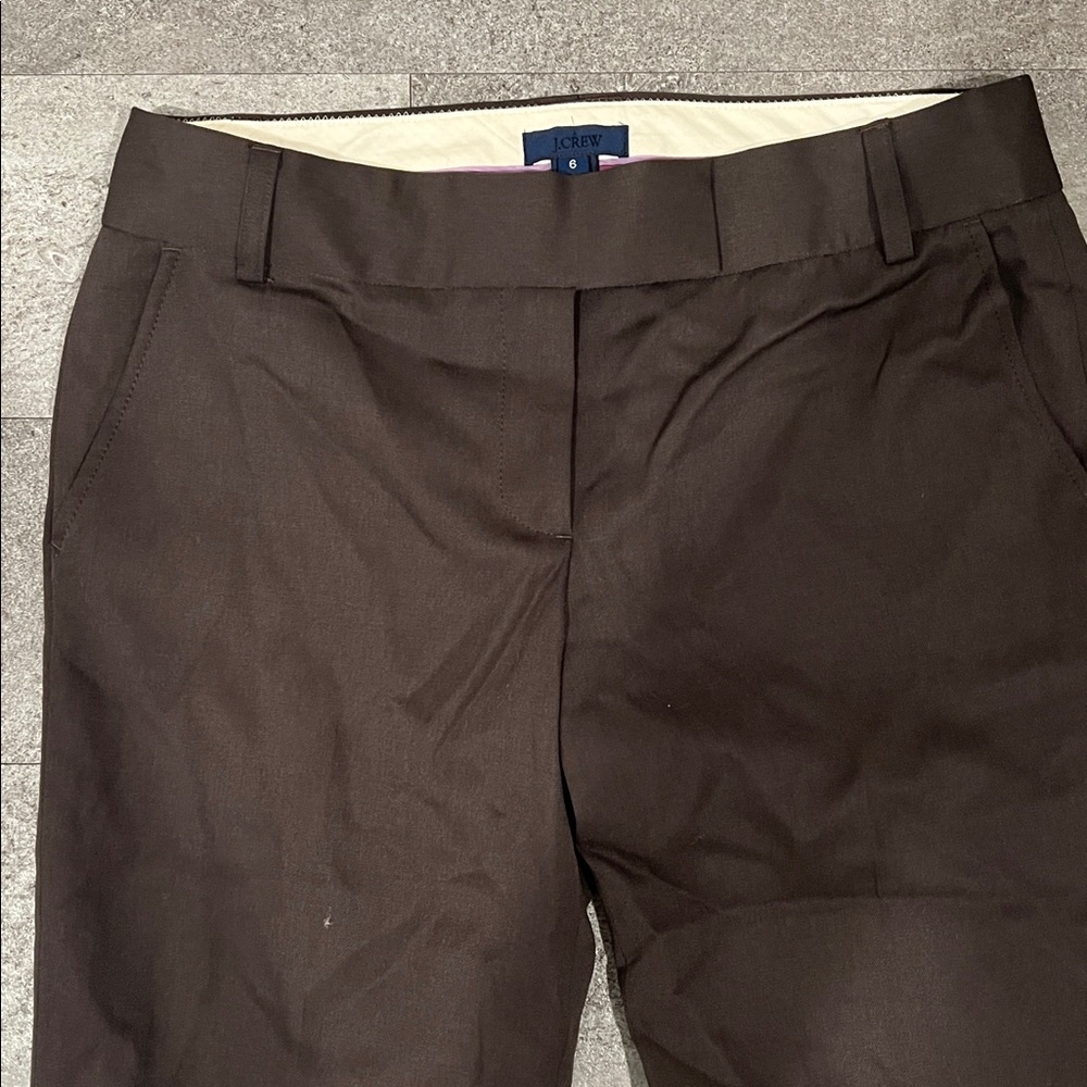 Women’s dark brown tailored dress pants - Picture 2 of 5